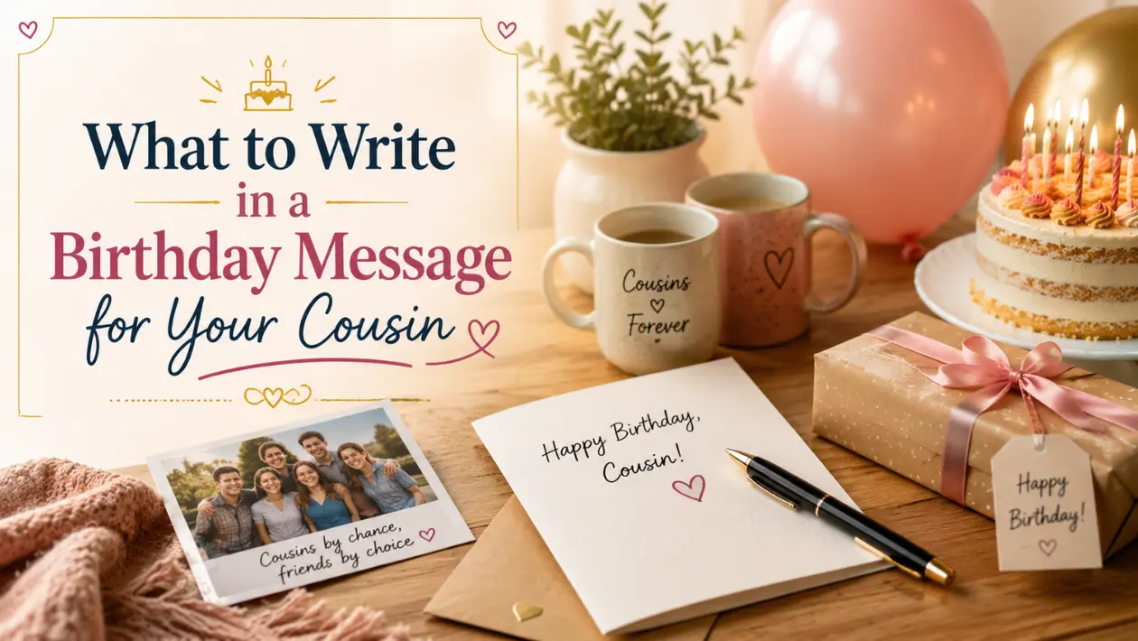 What to Write in a Birthday Message for Your Cousin