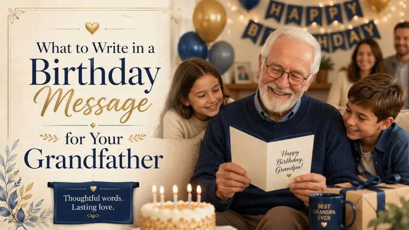 What to Write in a Birthday Message for Your grandfather