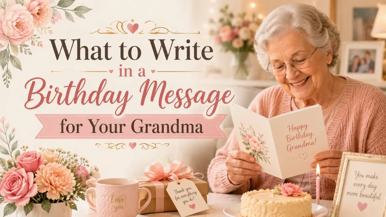 What to Write in a Birthday Message for Your Grandma