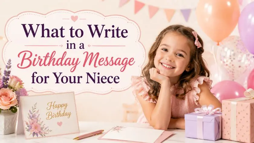 What to Write in a Birthday Message for Your Niece