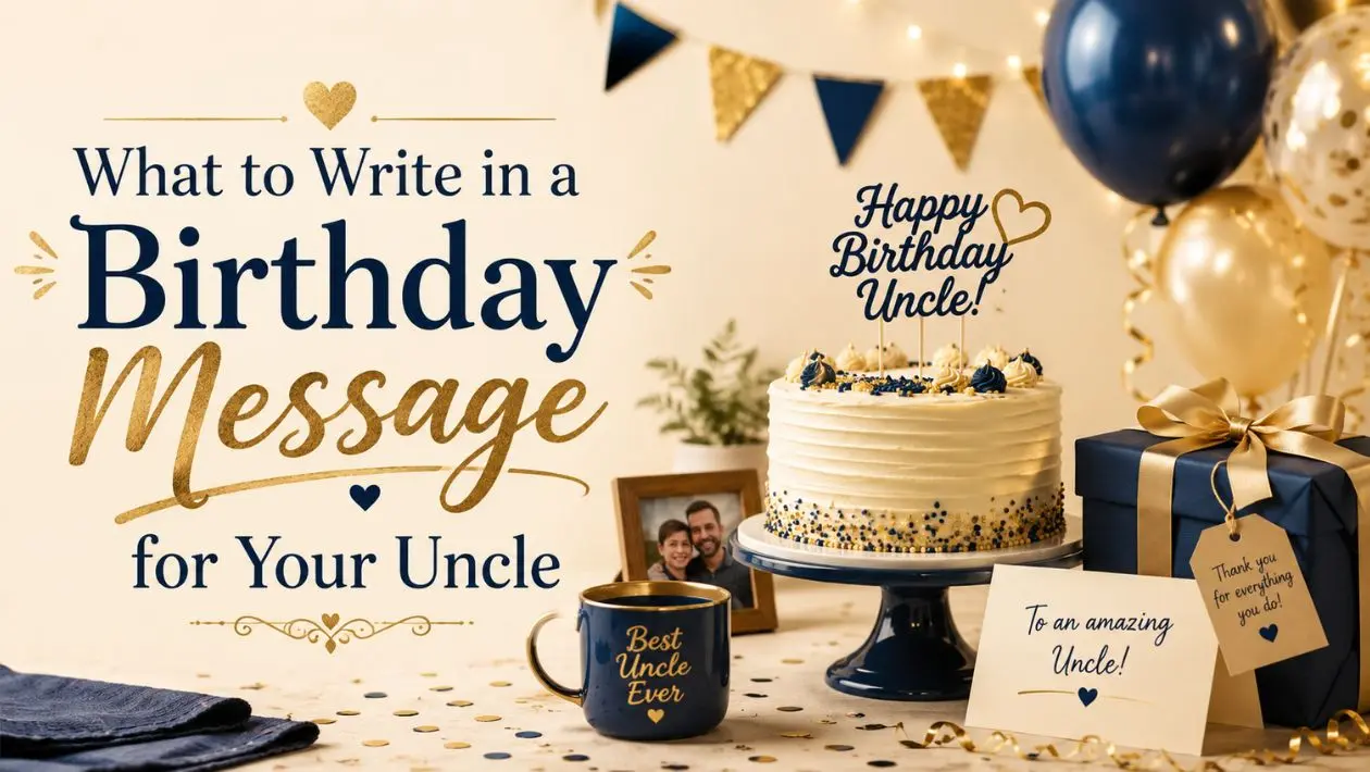 What to Write in a Birthday Message for Your Uncle