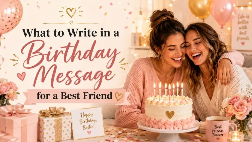 What to Write in a Birthday Message for Your best friend