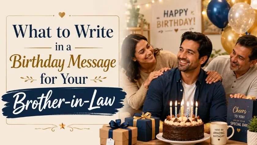 What to Write in a Birthday Message for Your Brother-in-Law