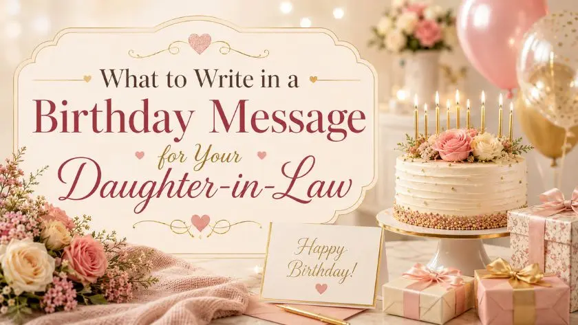 What to Write in a Birthday Message for Your Daughter-in-Law