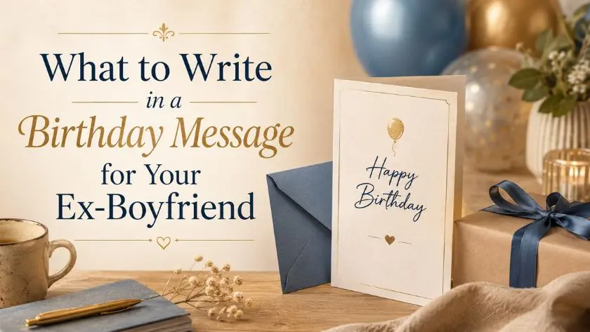 What to Write in a Birthday Message for Your Ex-Boyfriend