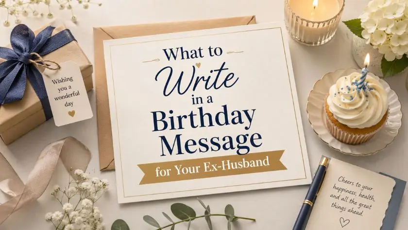 What to Write in a Birthday Message for Your Ex-Husband