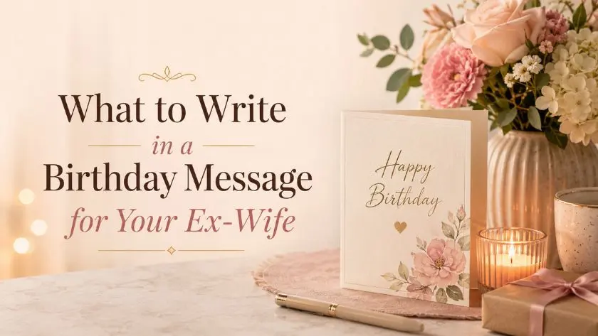 What to Write in a Birthday Message for Your Ex-Wife