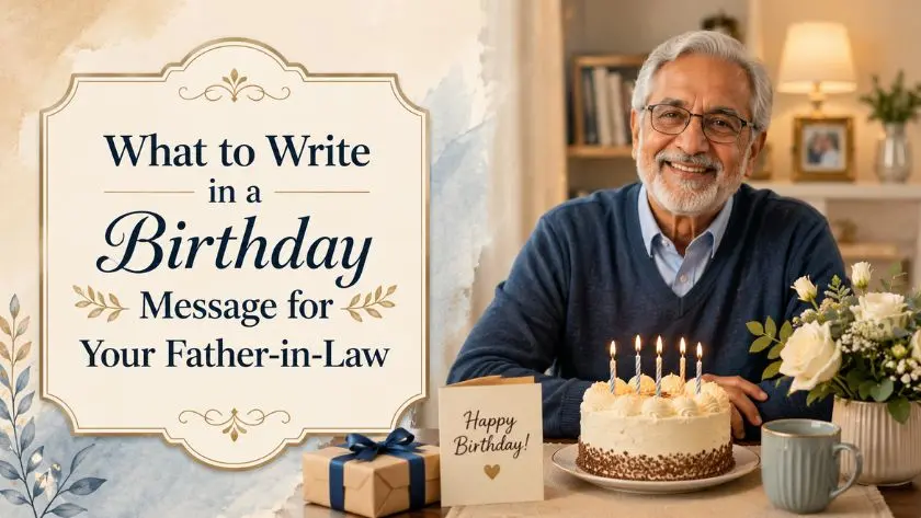 What to Write in a Birthday Message for Your Father-in-Law