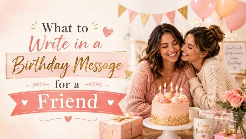 What to Write in a Birthday Message for Your friend