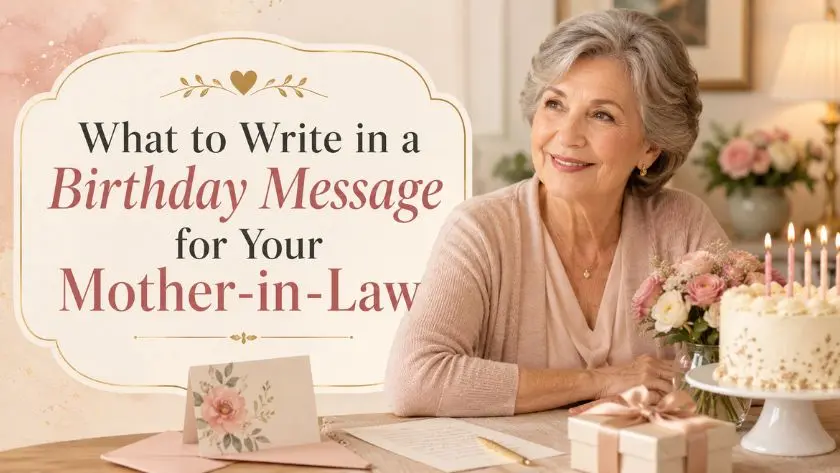 What to Write in a Birthday Message for Your Mother-in-Law