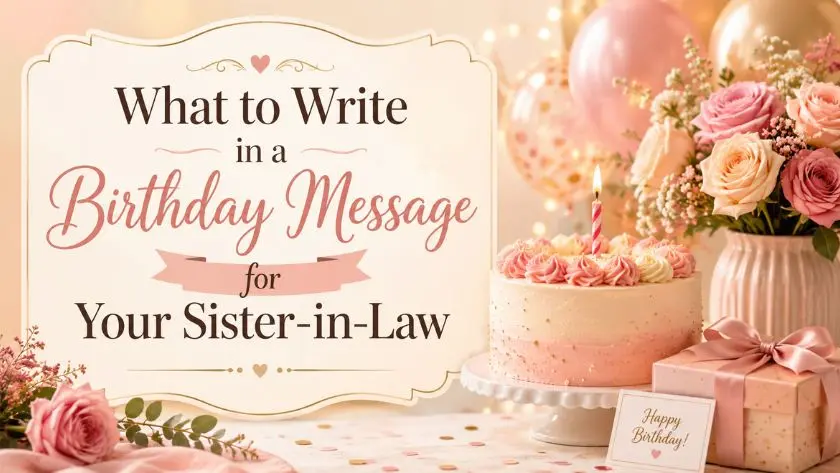 What to Write in a Birthday Message for Your Sister-in-Law