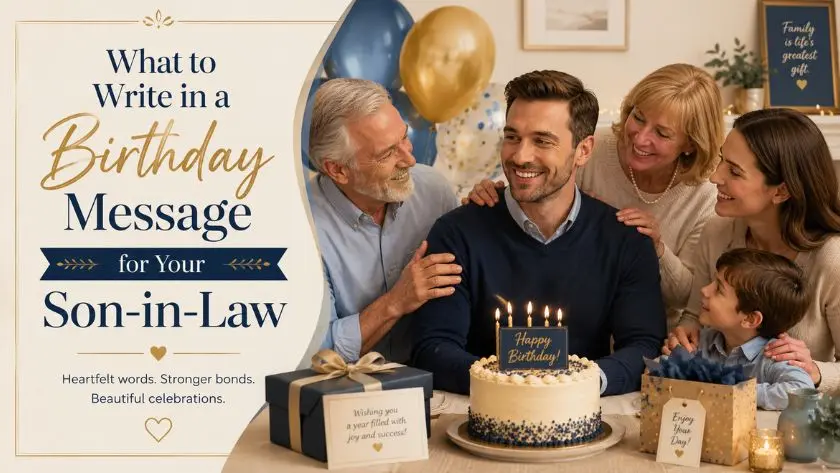 What to Write in a Birthday Message for Your Son-in-Law