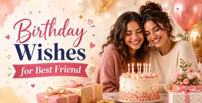 170+ Birthday Wishes for Best Friend: Emotional, Encouraging & Heartfelt Messages