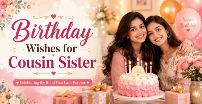 150+ Birthday Wishes for Cousin Sister: Heart Touching, Short & Loving Messages