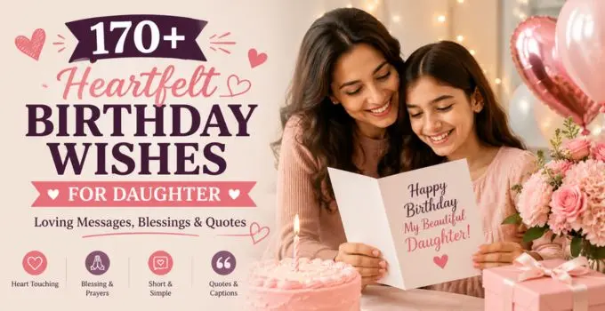 170 Heartfelt Birthday Wishes for Daughter: Loving Messages, Blessings & Quotes