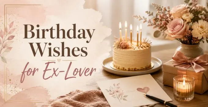 Birthday Wishes for Ex-Lover: Respectful, Short, Emotional & Thoughtful Messages