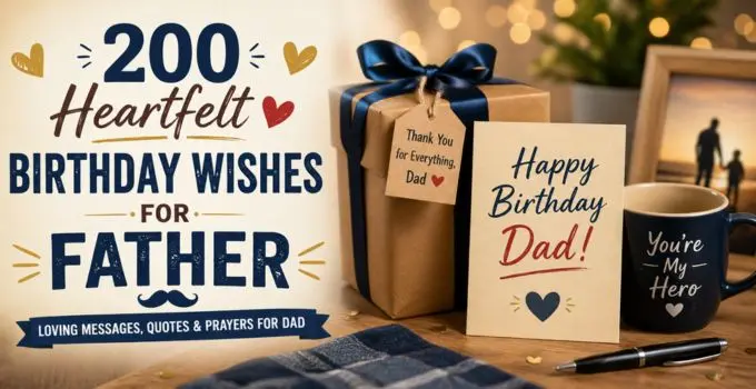 200 Heartfelt Birthday Wishes for Father: Loving Messages, Quotes & Prayers for Dad