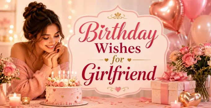 Birthday Wishes for Girlfriend: Romantic, Cute, Funny & Heart-Touching Messages for Her