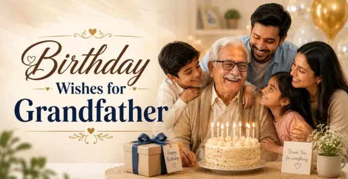 250+ Birthday Wishes for Grandfather: Heart Touching, Short & Happy Messages