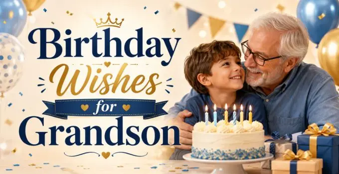 150+ Birthday Wishes for Grandson: Loving, Proud & Heartfelt Messages