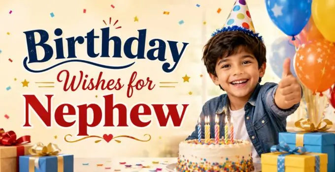 150+ Birthday Wishes for Nephew: Happy, Touching, Short & Funny Messages