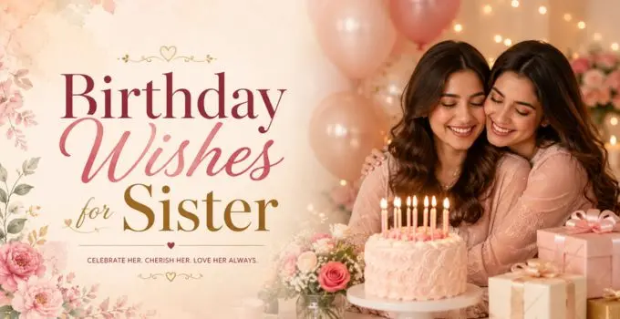 200+ Heartfelt Birthday Wishes for Sister: Short, Funny & Loving Messages