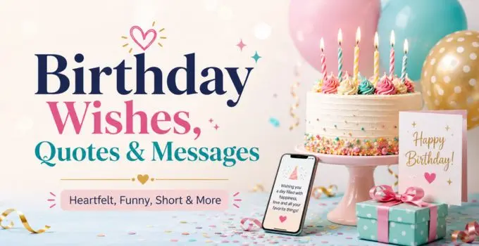 1000+ Birthday Wishes, Quotes & Messages for Loved Ones