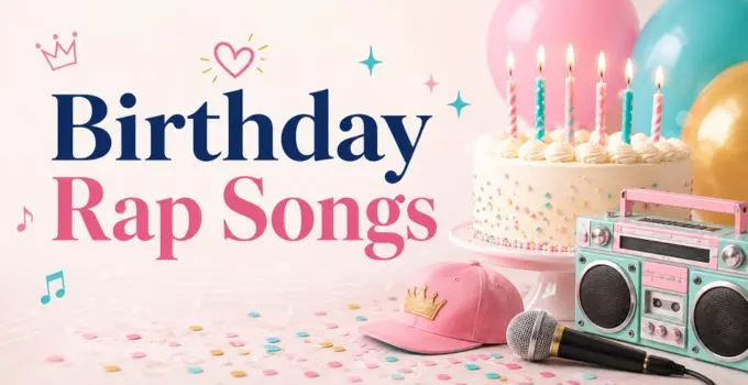 Birthday Rap Songs for Parties, Reels, Entrances and Hip-Hop Birthday Vibes
